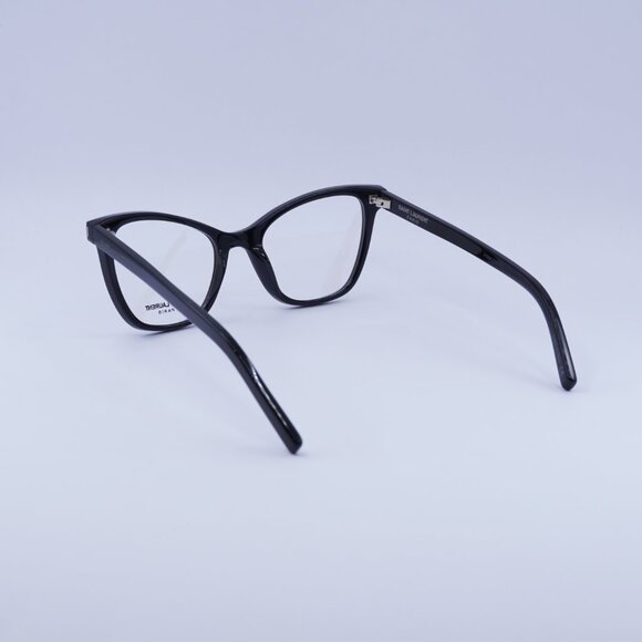 Saint Laurent SL219 001 Eyeglasses Black 51mm Cat Eye Frame - Picture 7 of 12